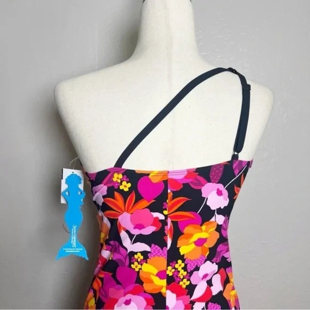 SKINNY DIPPERS MIRACLESUIT Women Size M Strawberry Shortcake‎ Flapjack Swimsuit - Picture 7 of 12